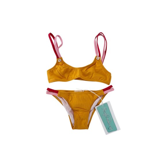 PACIFIC RAINBOW - BIKINI - YELLOW/RED/PINK - NEW WITH TAG - Picture 1 of 4